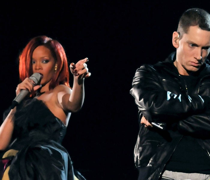 Rihanna y Eminem siguen sin mirarse