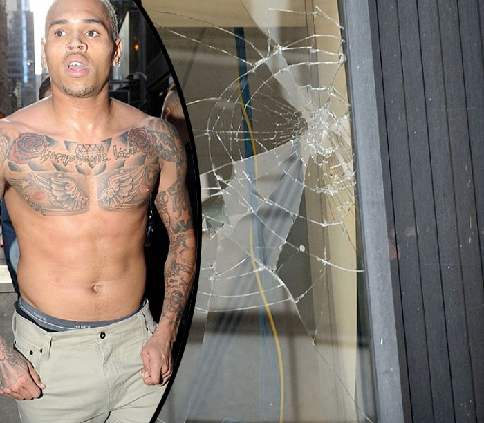 La ventana rota de Chris Brown