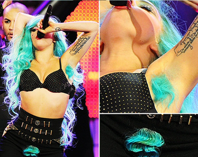 Lady Gaga estrena pelo púbico y del sobaco