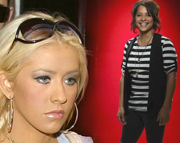Christina Aguilera pasa de los concursantes de 'The Voice'