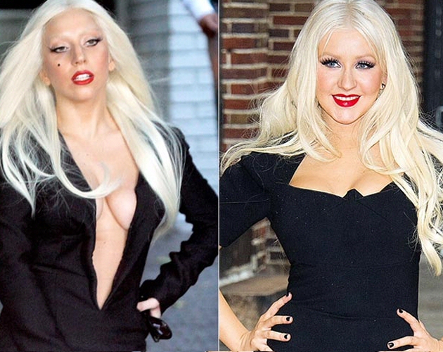 La última: ¿Copia Lady Gaga a Christina Aguilera?