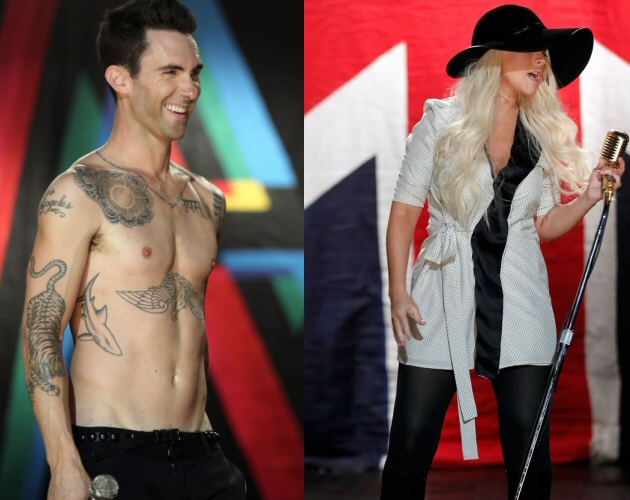 Primeras imágenes del vídeoclip de Christina Aguilera y Adam Levine