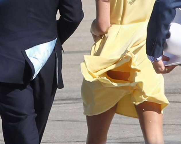 A Kate Middleton se le ven las bragas