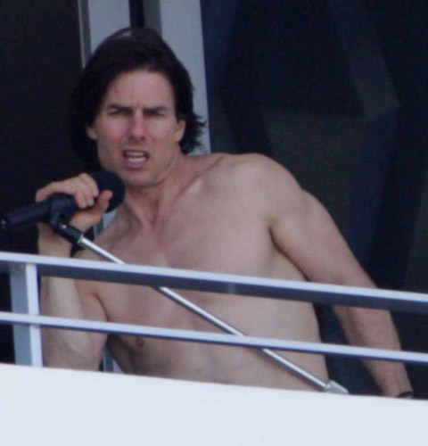Tom Cruise y sus ensayos a lo Red Hot Chili Peppers