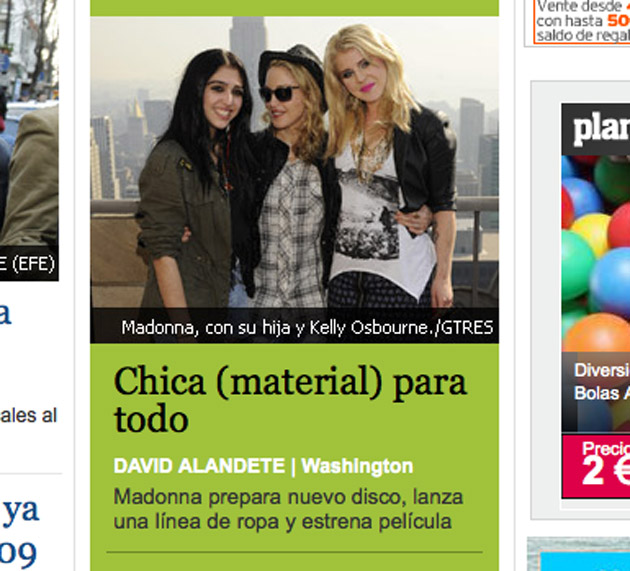 El País no tiene ni idea de Madonna