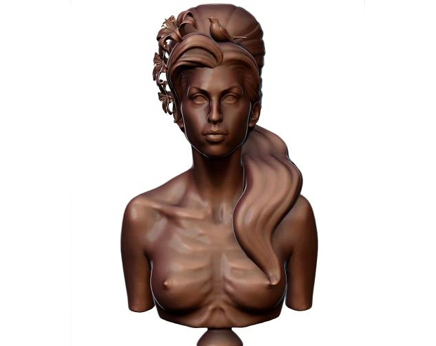 Amy Winehouse tendrá su propio busto en topless