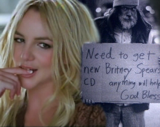 Britney Spears busca como loca a un vagabundo