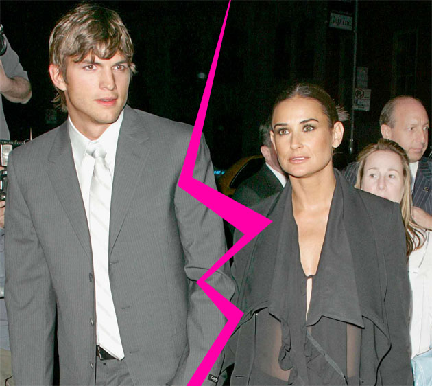 Demi Moore confirma su divorcio de Ashton Kutcher