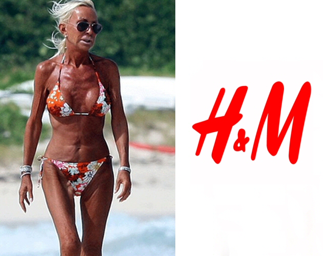 Donatella Versace no quiere modelos con cuerpos normales para su línea de H&M