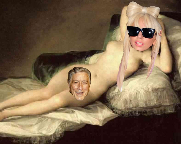 Lady Gaga posó desnuda para Tony Bennett