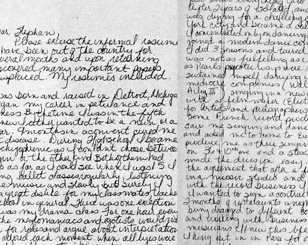 Lee una carta de Madonna escrita en 1979