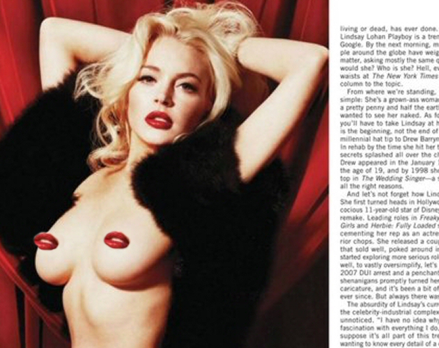Lindsay Lohan se siente más confiada desde su sesión en 'Playboy'
