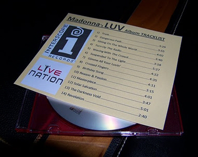 RUMOR: El disco de Madonna se titula 'LUV' y sale a la venta el 23 de marzo