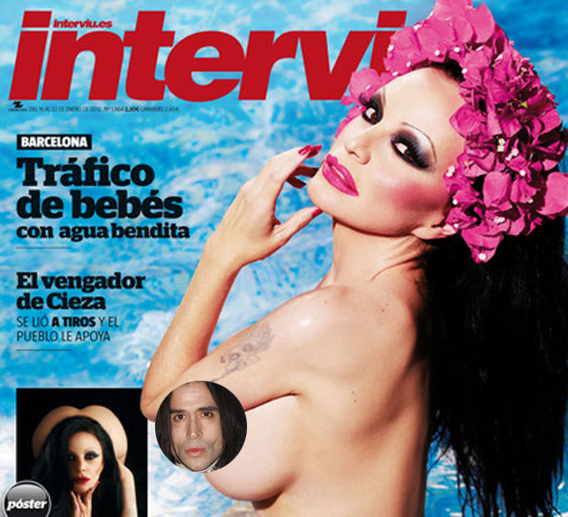 Alaska desnuda en Interviú