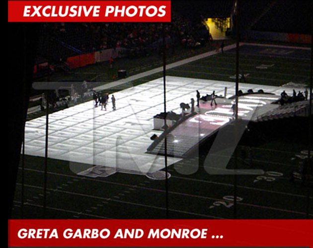 Primeras imágenes del escenario de la Super Bowl en el que actuará Madonna