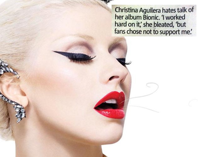 Christina Aguilera, sobre 'Bionic': trabajé muy duro y mis fans decidieron no apoyarme