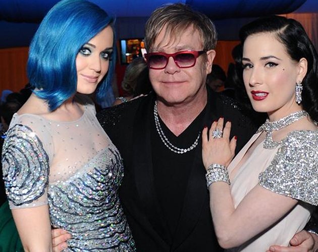 Las fotos de la after party de los Oscar de Elton John