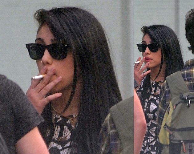 Pillan a Lola, la hija quinceañera de Madonna, fumando