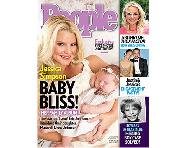 Jessica Simpson presenta a su hija Maxwell