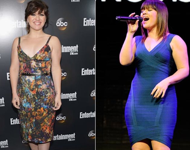 Kelly Clarkson presenta su reality 'Duets' muy delgada