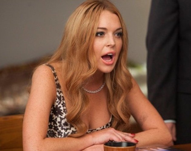 Lindsay Lohan, muy comedida en su aparición en 'Glee'