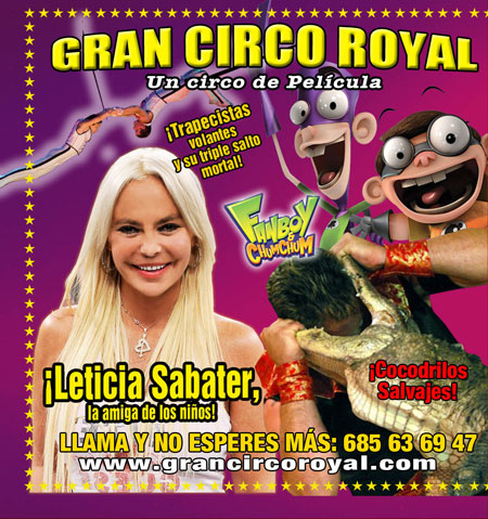 Leticia Sabater en el circo