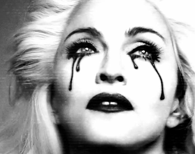 Madonna llora en directo