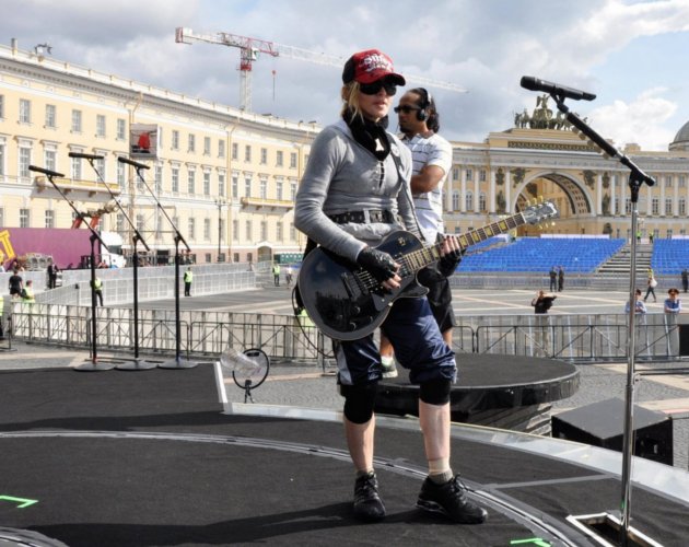 Atlas Rubí sol Madonna ensaya 'Love Spent' en Copenhague | CromosomaX