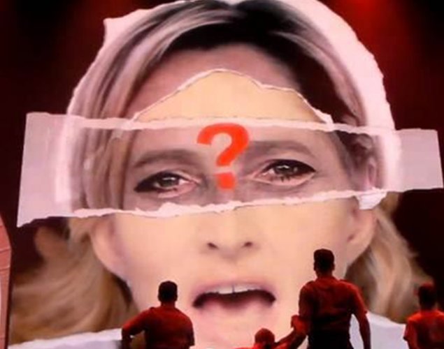 Madonna se raja y elimina la esvástica de la cara de Marine Le Pen