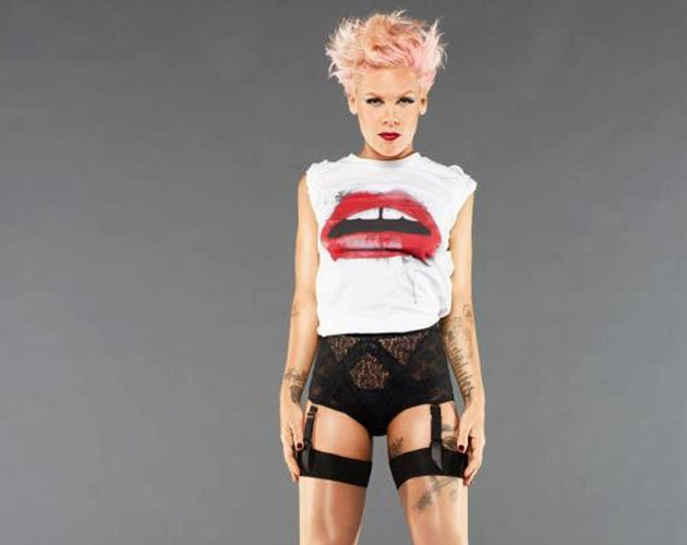 Pink, en un anuncio de los MTV VMA 2012