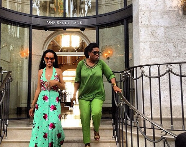 Rihanna y Oprah de paseo por Barbados