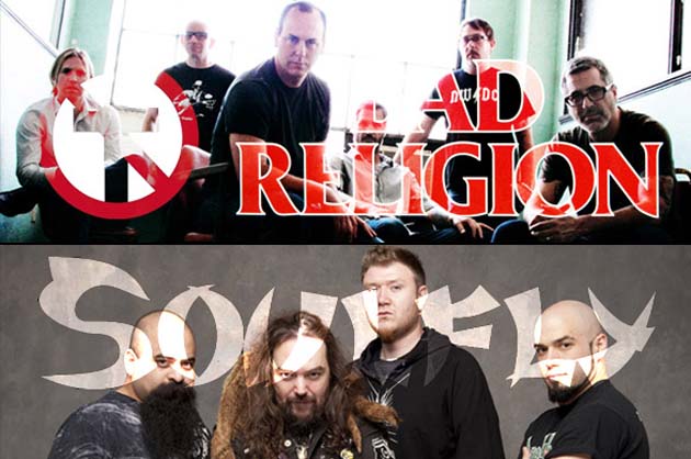 Bad Religion, Soufly y Los Suaves últimas confirmaciones del En Vivo 2012