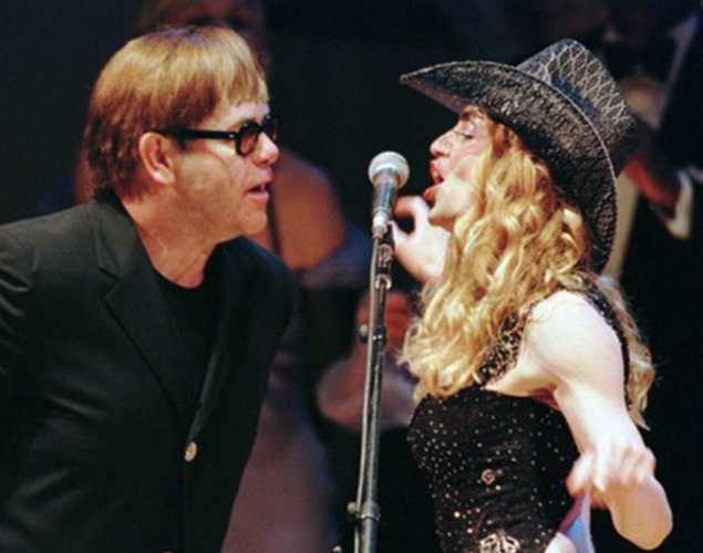Madonna y Elton John hicieron las paces en Niza