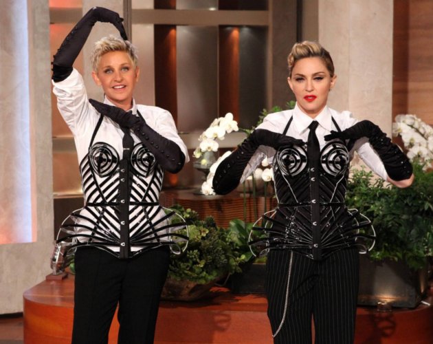 Madonna habla con Ellen de diversas popstars