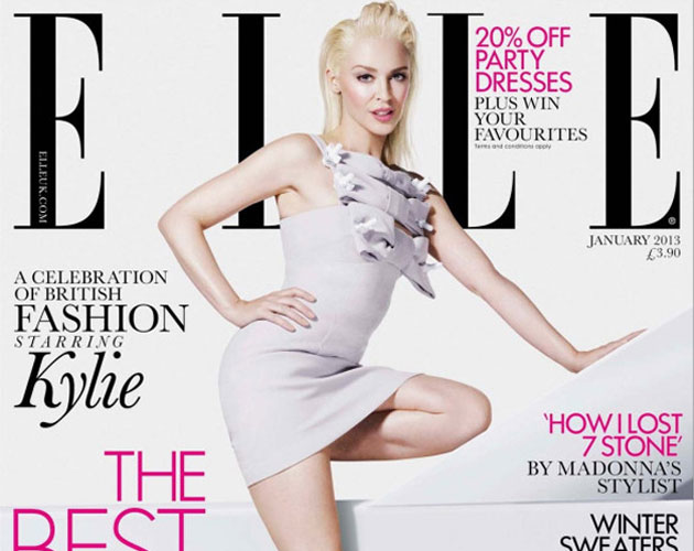 Kylie, primera portada de Elle UK en 2013