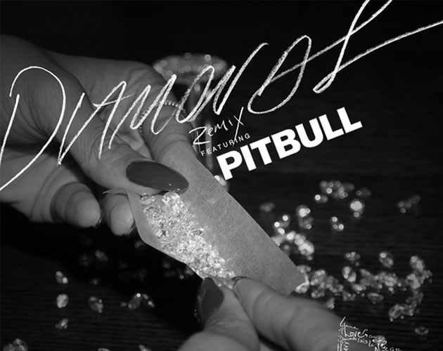 Pitbull mete mano en 'Diamonds' de Rihanna