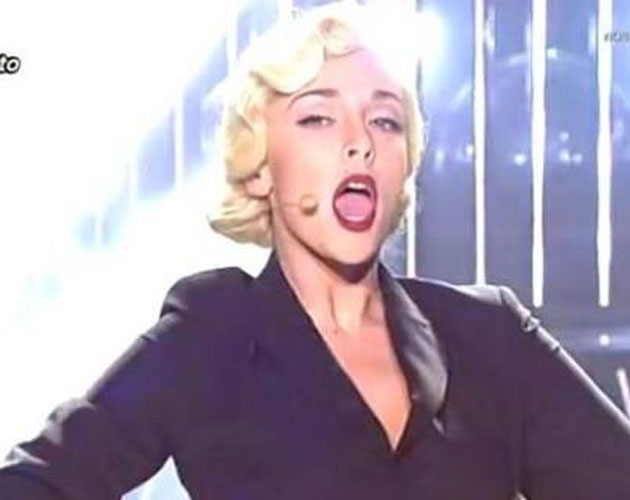 Anna Simon imita a Madonna en el especial solidario de 'Tu Cara Me Suena'