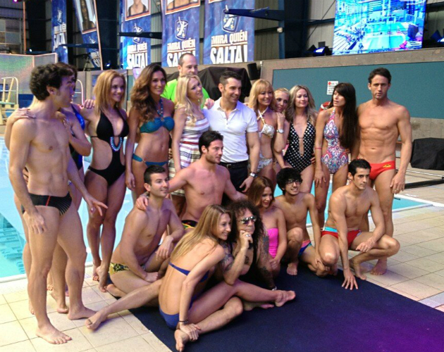 Las primeras imágenes de los concursantes de 'Mira Quién Salta' en bañador