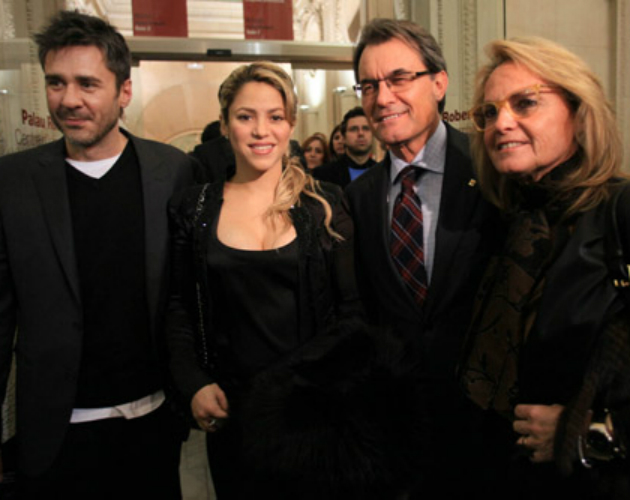 Shakira se va de sarao con el President de la Generalitat de Catalunya