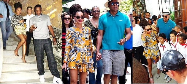 Beyonce y Jay Z en Cuba, moviendo el culo a ritmo de salsa