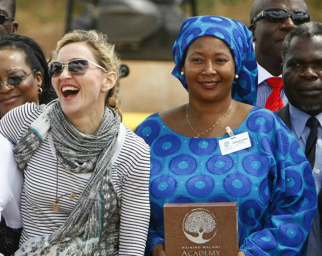 Madonna lanza un duro comunicado contra la Presidenta de Malawi