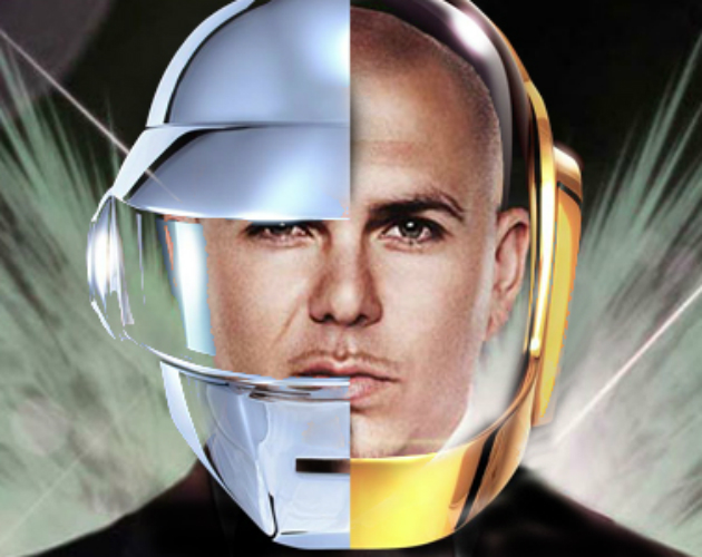 Lo que faltaba por oír: Pitbull rapea en 'Get Lucky' de Daft Punk