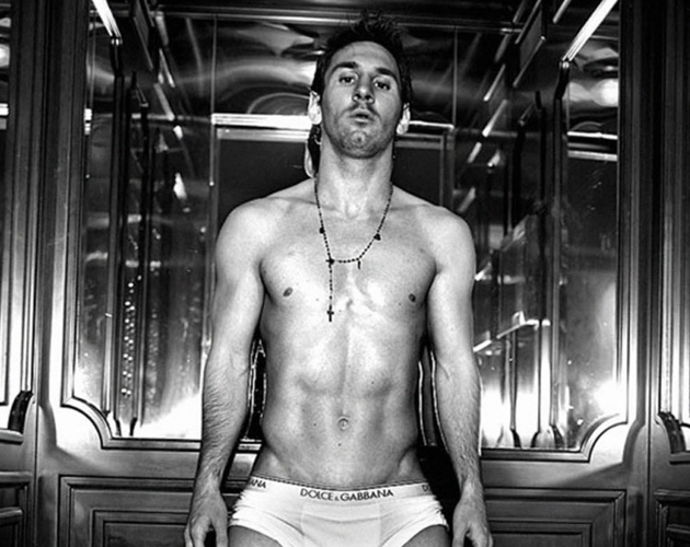 Messi desnudo para Dolce & Gabbana