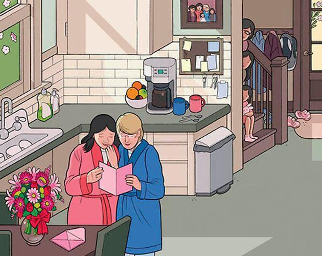 "Feliz día de las madres": The New Yorker felicita a las madres lesbianas