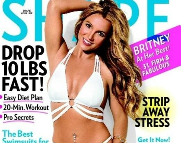 Más imágenes de Britney Spears en 'Shape'