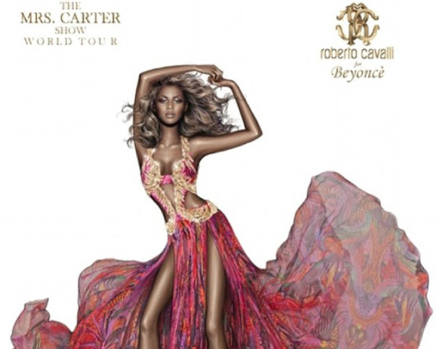 Beyoncé siembra la polémica con una imagen delgadísima realizada por Roberto Cavalli