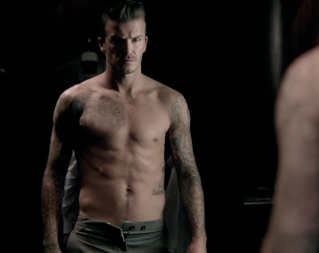 David Beckham, sin camiseta para anunciar 'Classic', su nuevo perfume