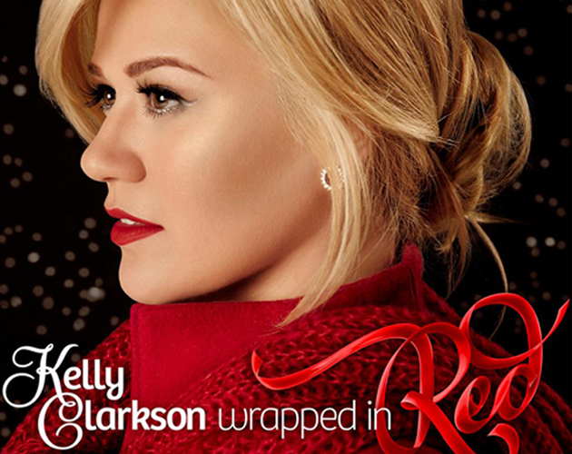 Kelly Clarkson Wrapped in red