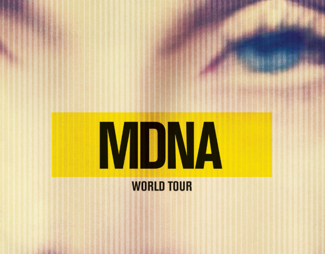 Portada oficial del 'MDNA Tour' de Madonna