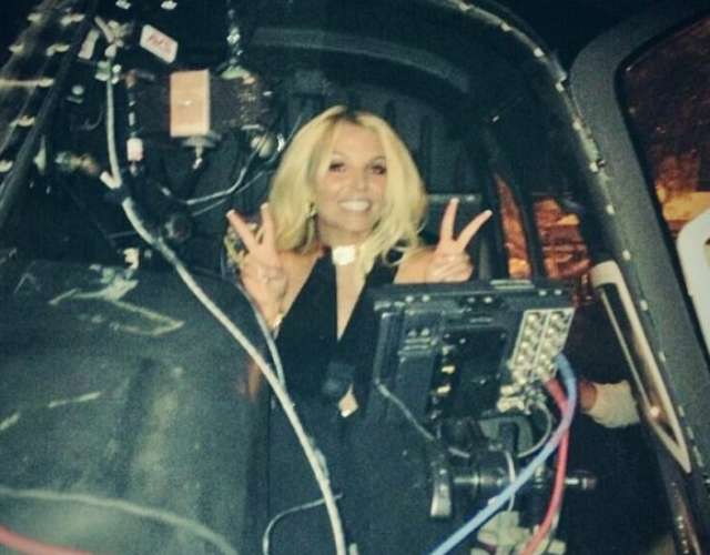 Britney Spears aterriza en la presentación de 'Piece of Me', su serie de conciertos en Las Vegas